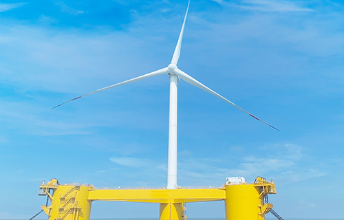 漂浮式海上风电机组“扶摇号”