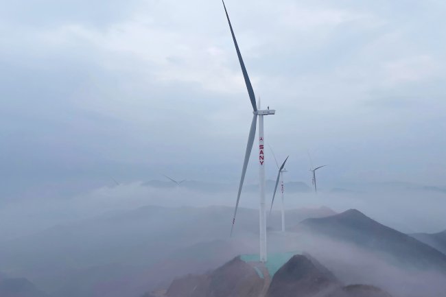 湖南邵阳市邵东县皇帝岭100MW风电场