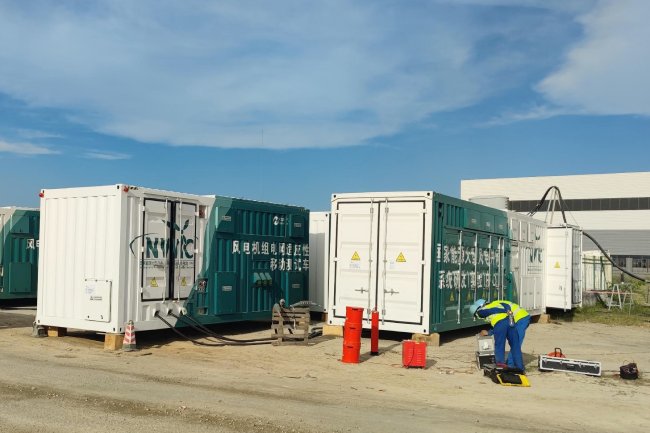 广东汕头某整机厂商风电机组电网适应性测试项目