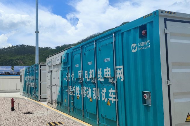 海南崖州某光伏场站电网适应性、故障穿越能力测试